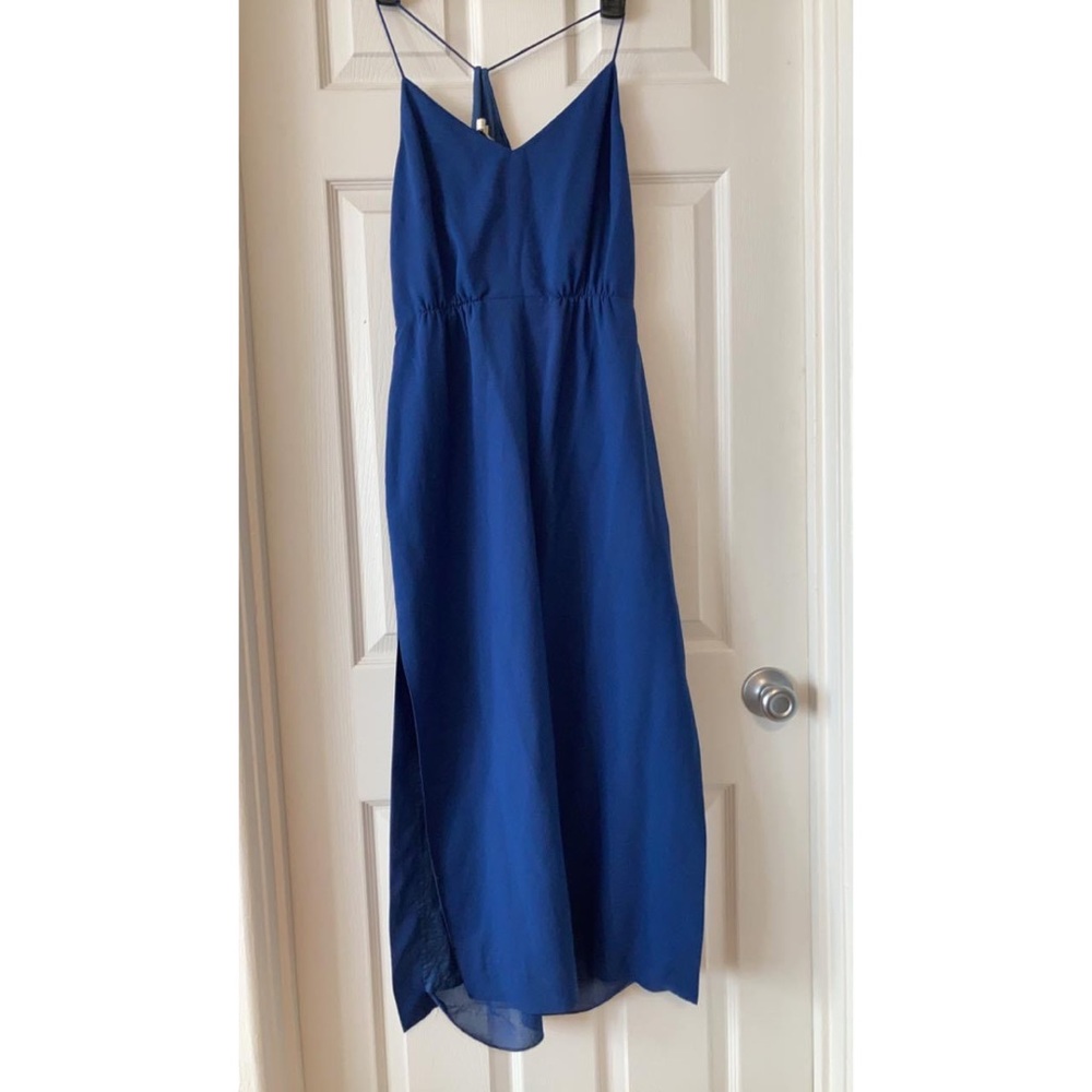 Blue maxi dress